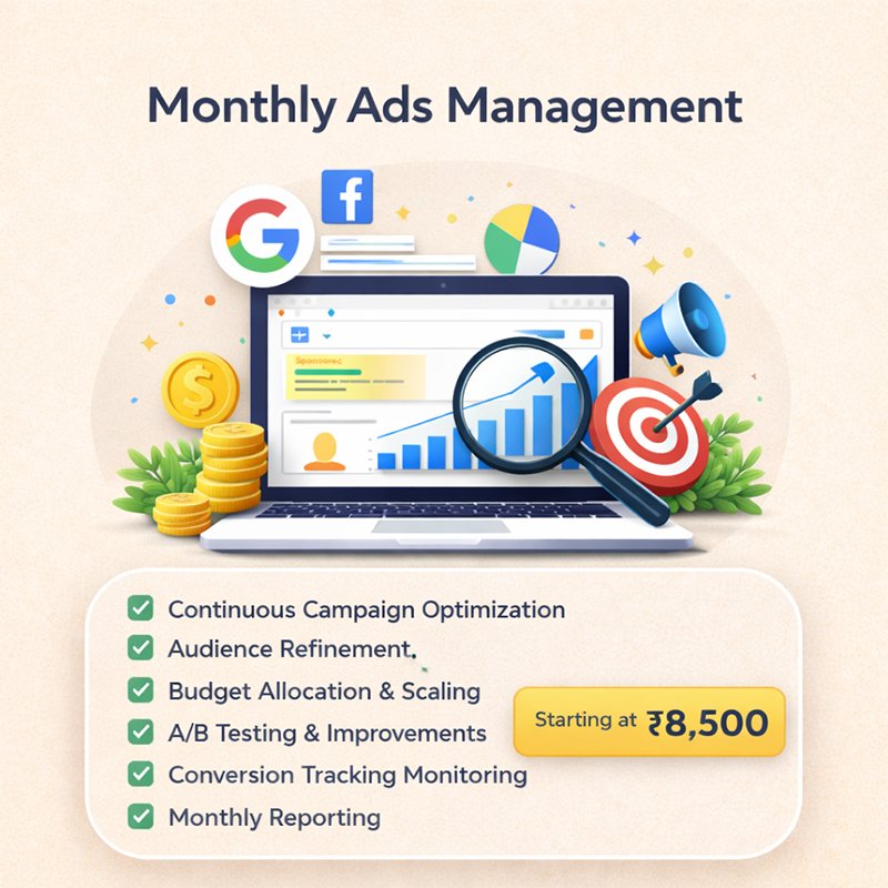 Monthly Ads Management